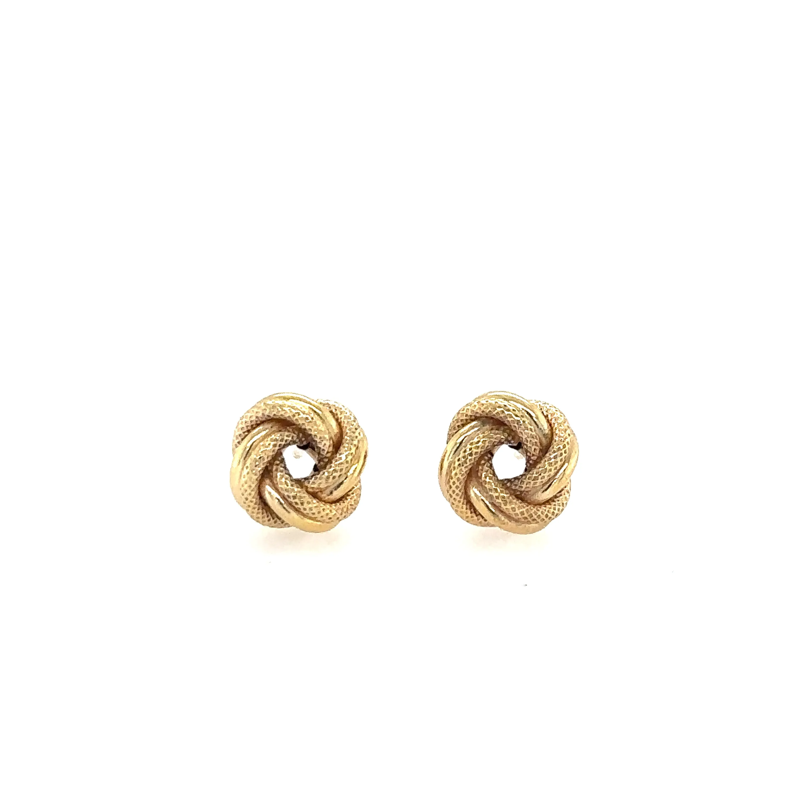10 Karat Gold Knot Studs