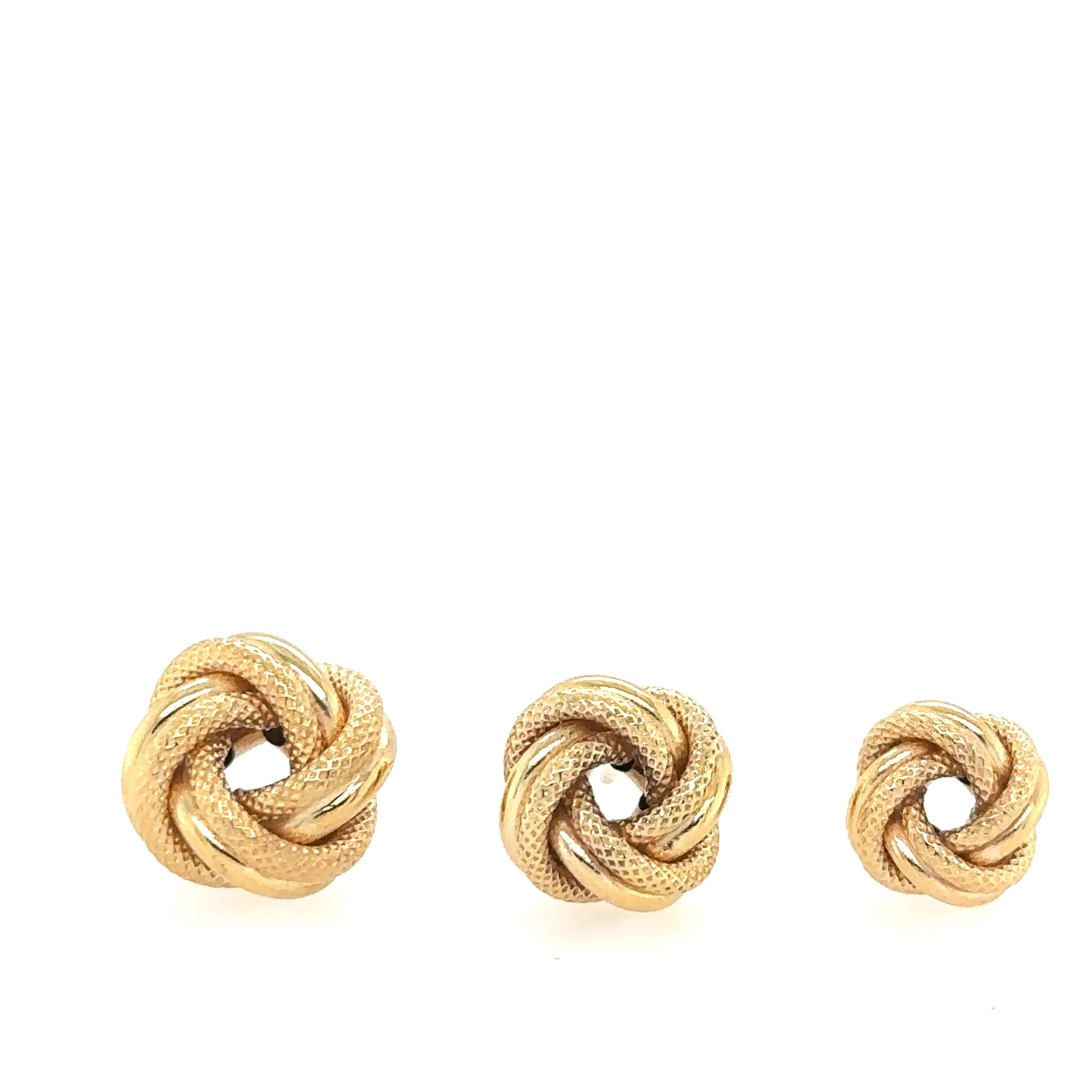 10 Karat Gold Knot Studs
