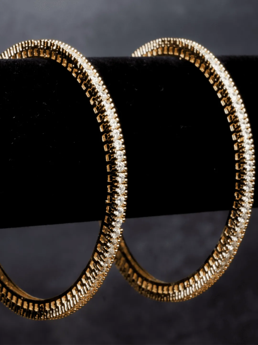 Aarvi American Diamond Look Alike Bangle Pair