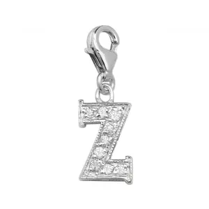 Acotis Silver Pendant Zirconia with Initial G6282/Z