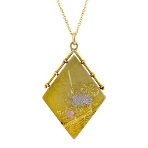 Antique Japanese Compass Locket