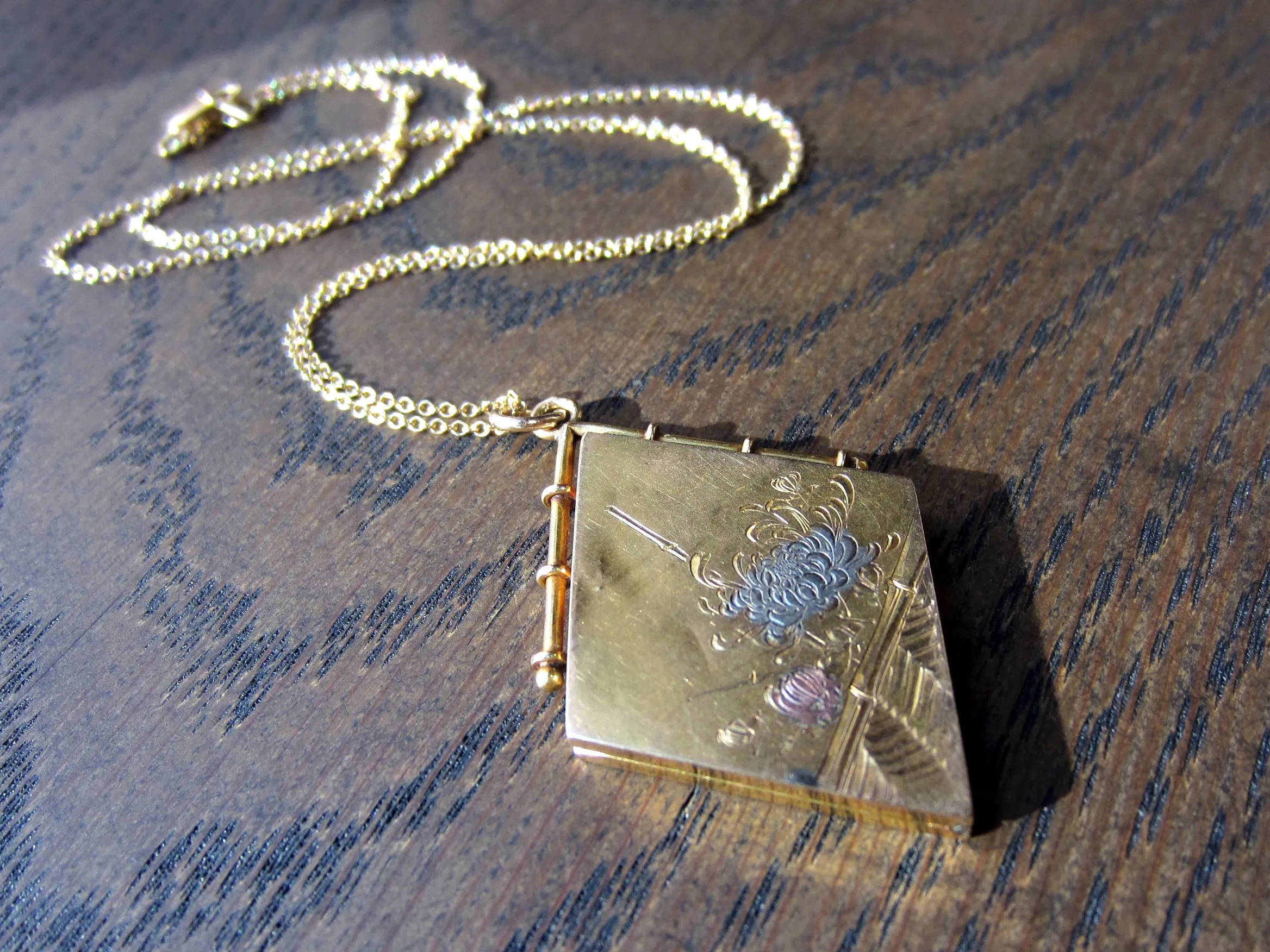 Antique Japanese Compass Locket
