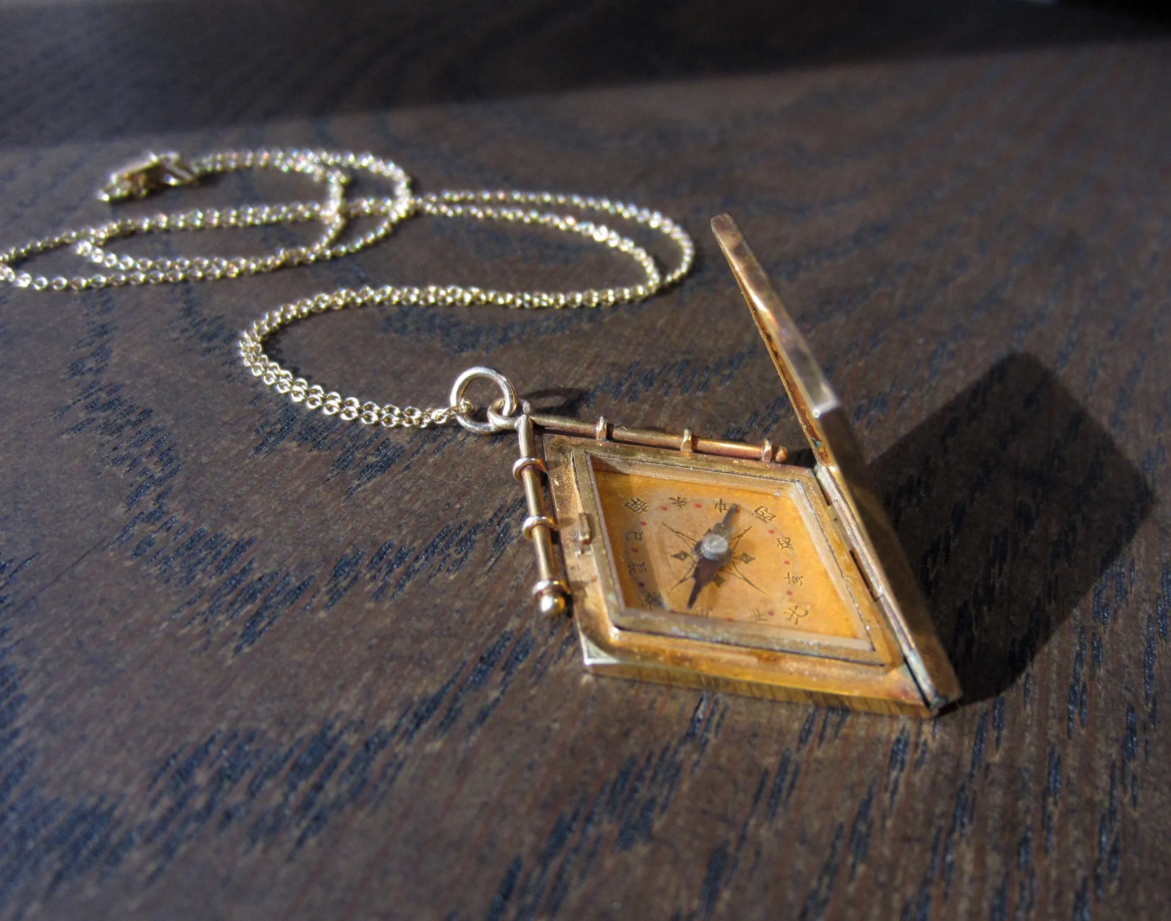 Antique Japanese Compass Locket