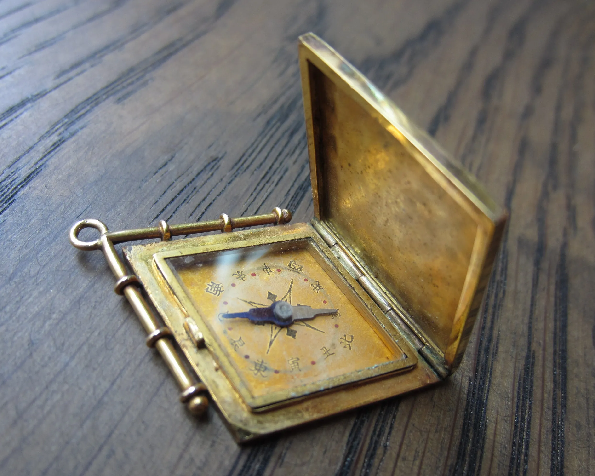 Antique Japanese Compass Locket