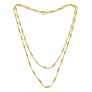 Antique Long Fancy Link Chain, French