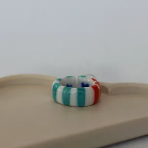 Assorted Porcelain Rings - Simple Style