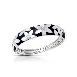 Belle Etoile Moonflower Bangle - Black