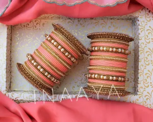 Bridal Bangles Set with Pacheli Kada, Bridal Bangles