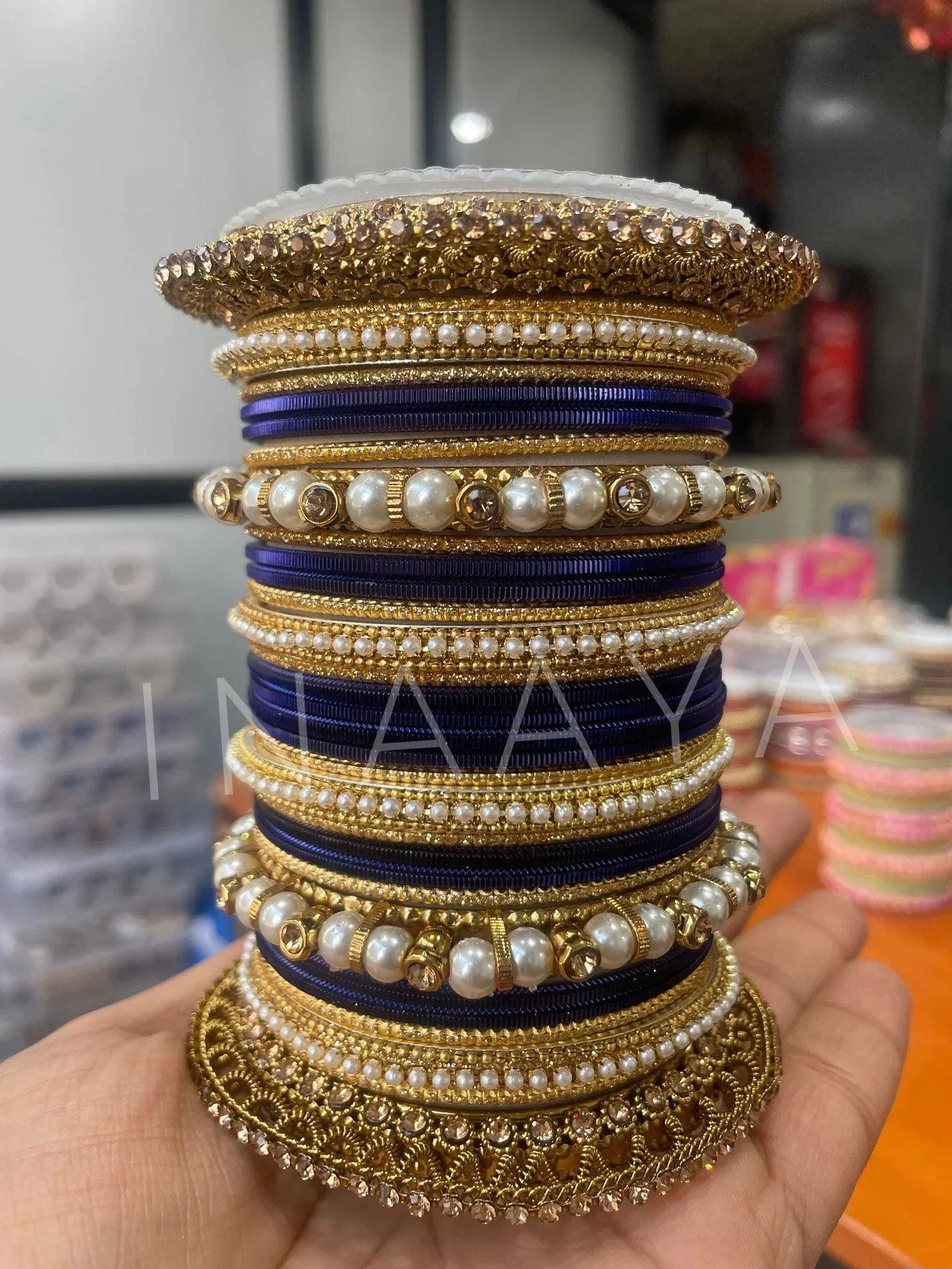 Bridal Bangles Set with Pacheli Kada, Bridal Bangles