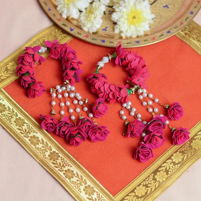 Captivating Floral Bangles (Set of 2)