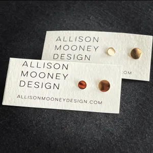 Circle Post Earrings