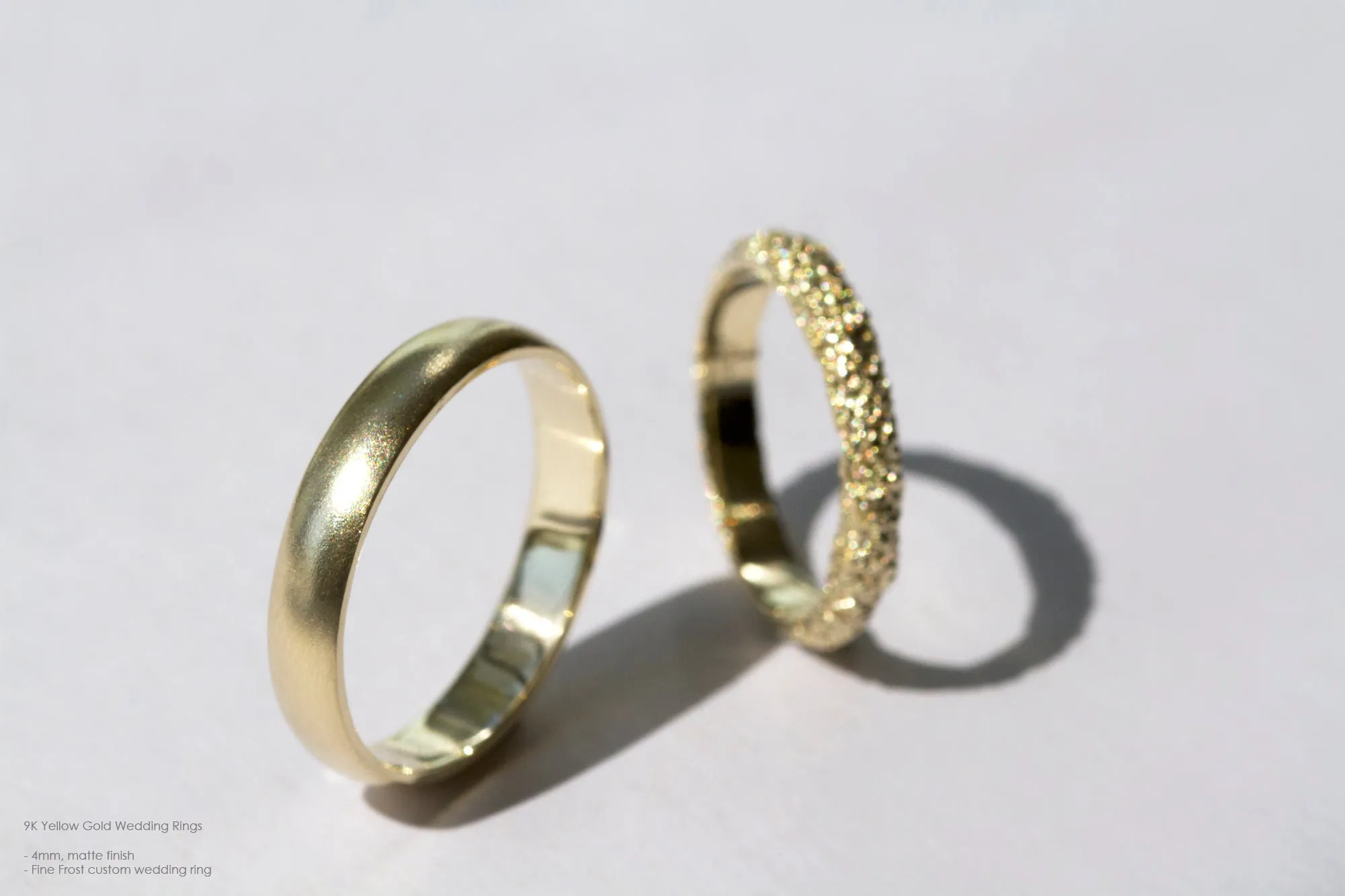 Classic Wedding Rings Yellow