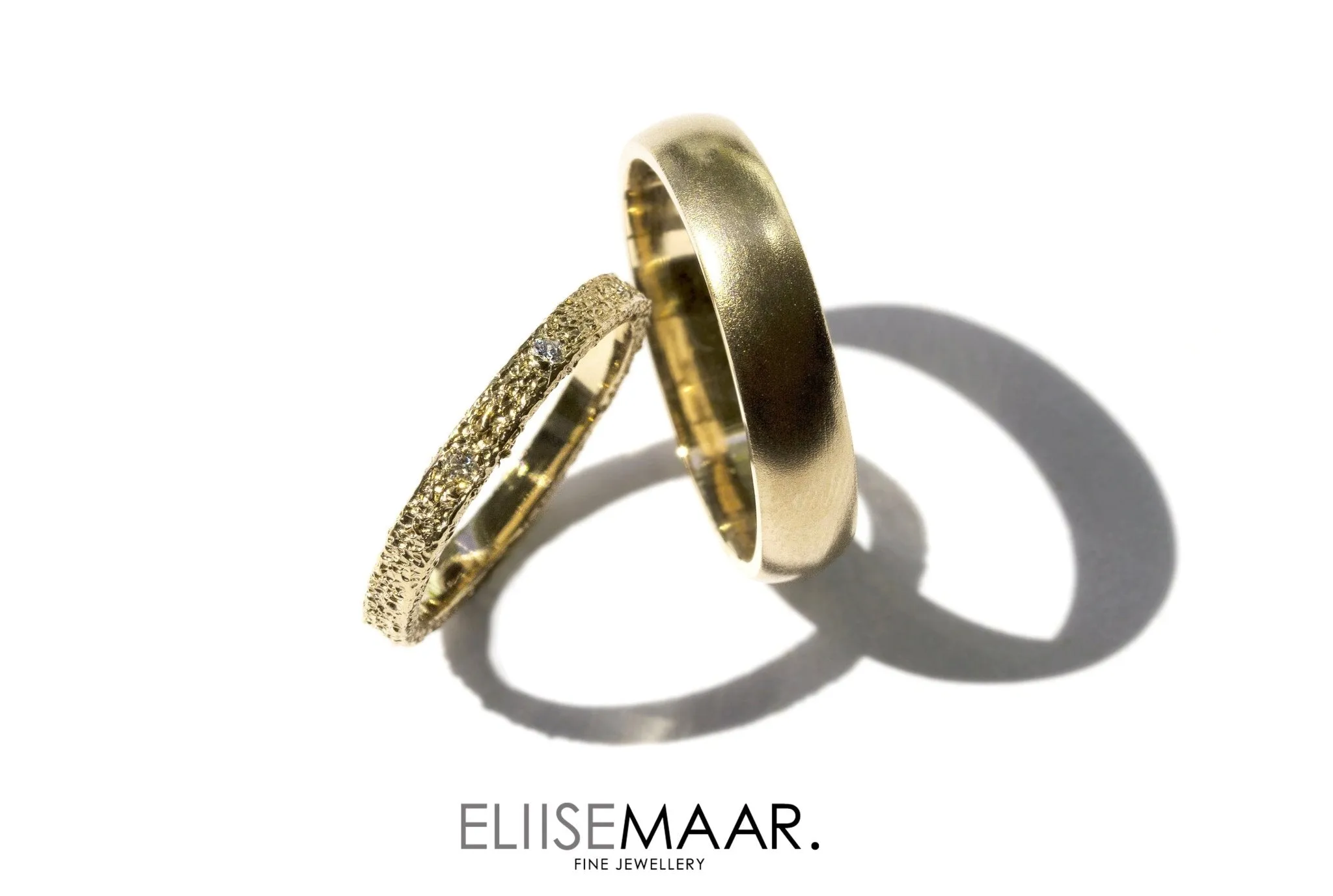 Classic Wedding Rings Yellow