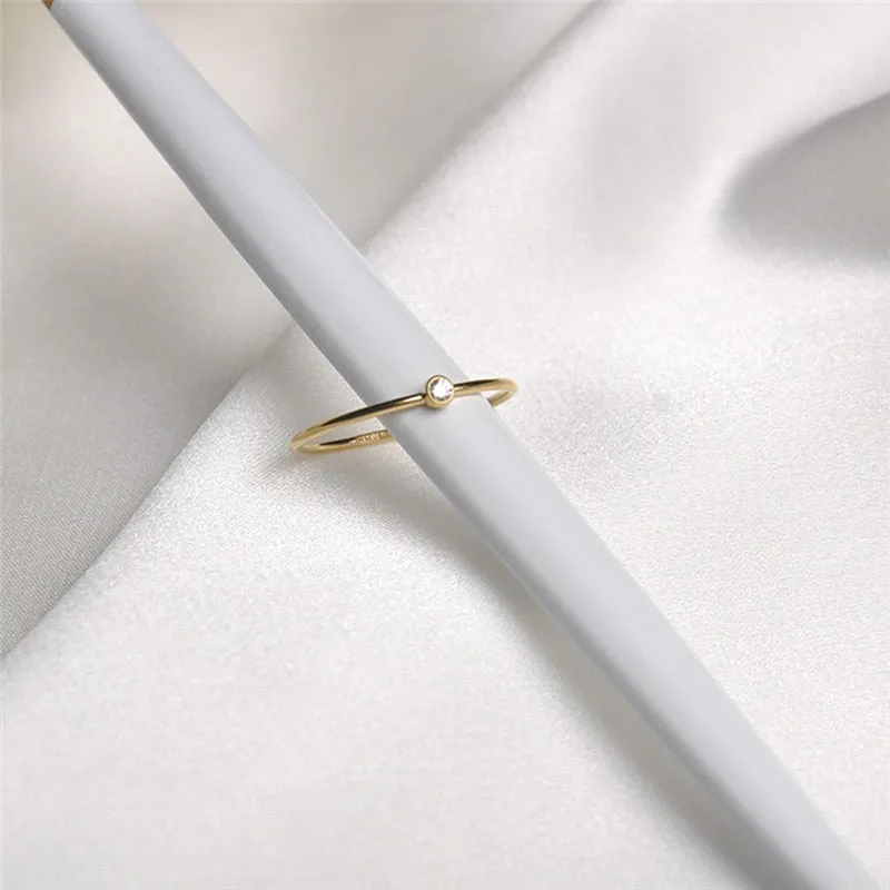 Crystal Simple Ring