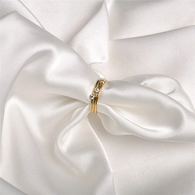 Crystal Simple Ring