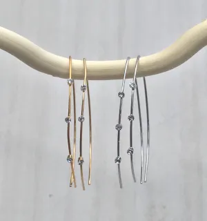 CZ Thread Earring