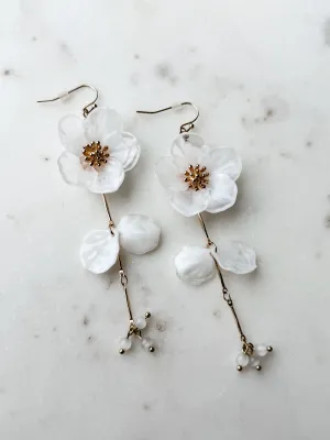 Delicate Daze Tiered Floral Drop Earrings