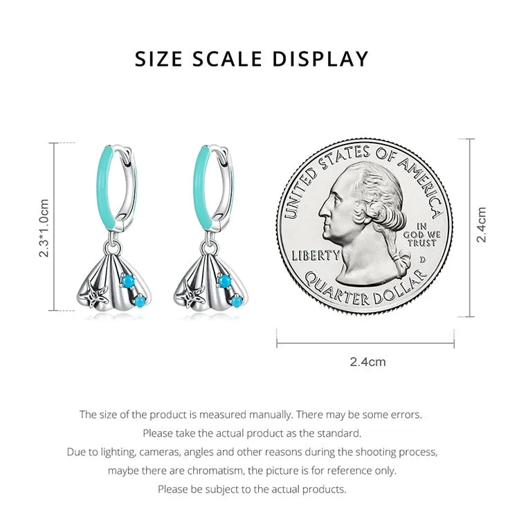 Delicate Shell Ear Buckles