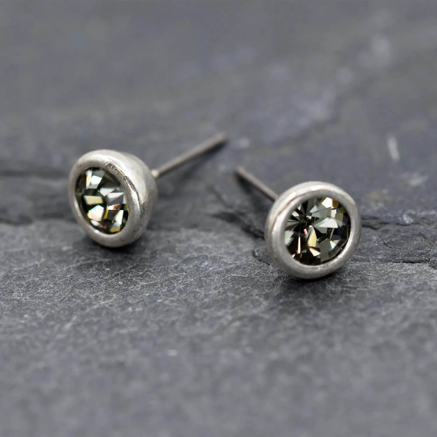 Delicate stud earrings