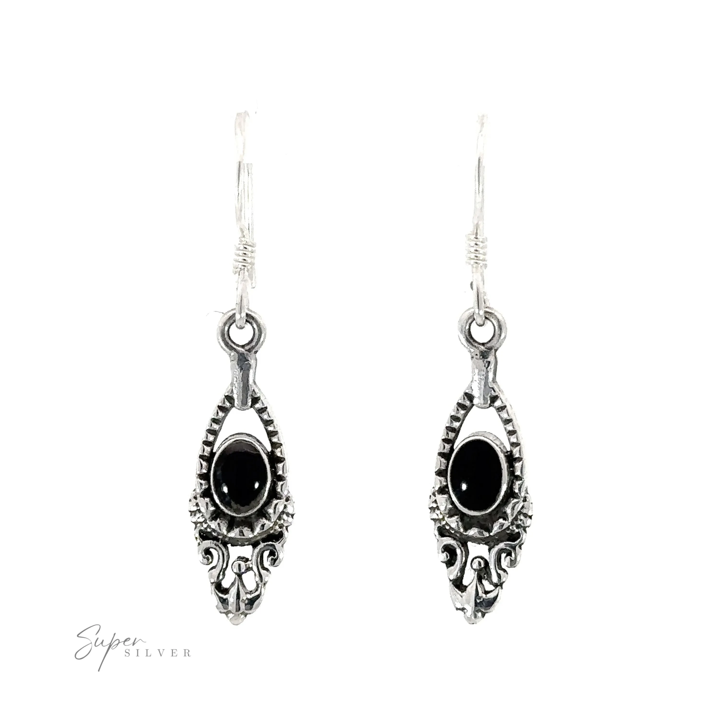 Delicate Victorian Stone Earrings