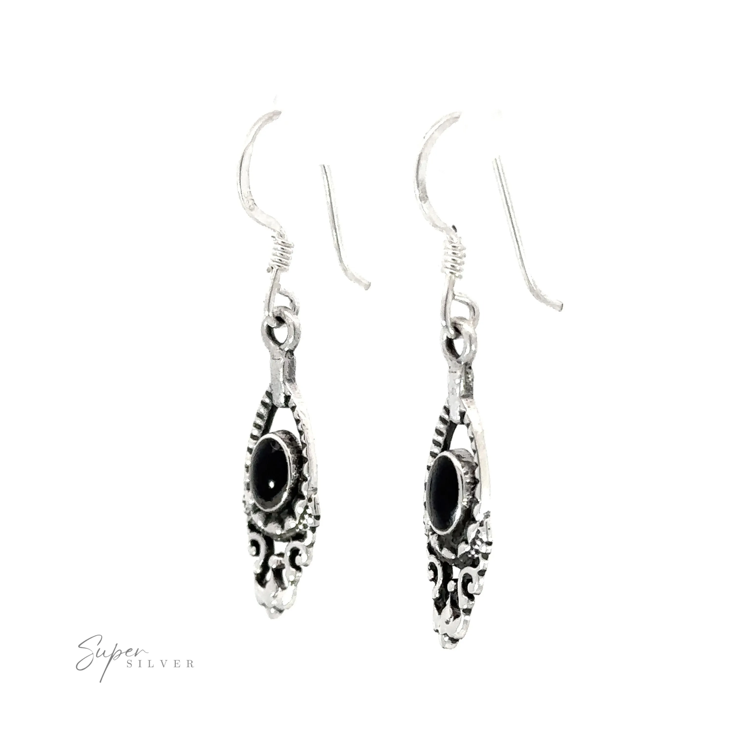 Delicate Victorian Stone Earrings