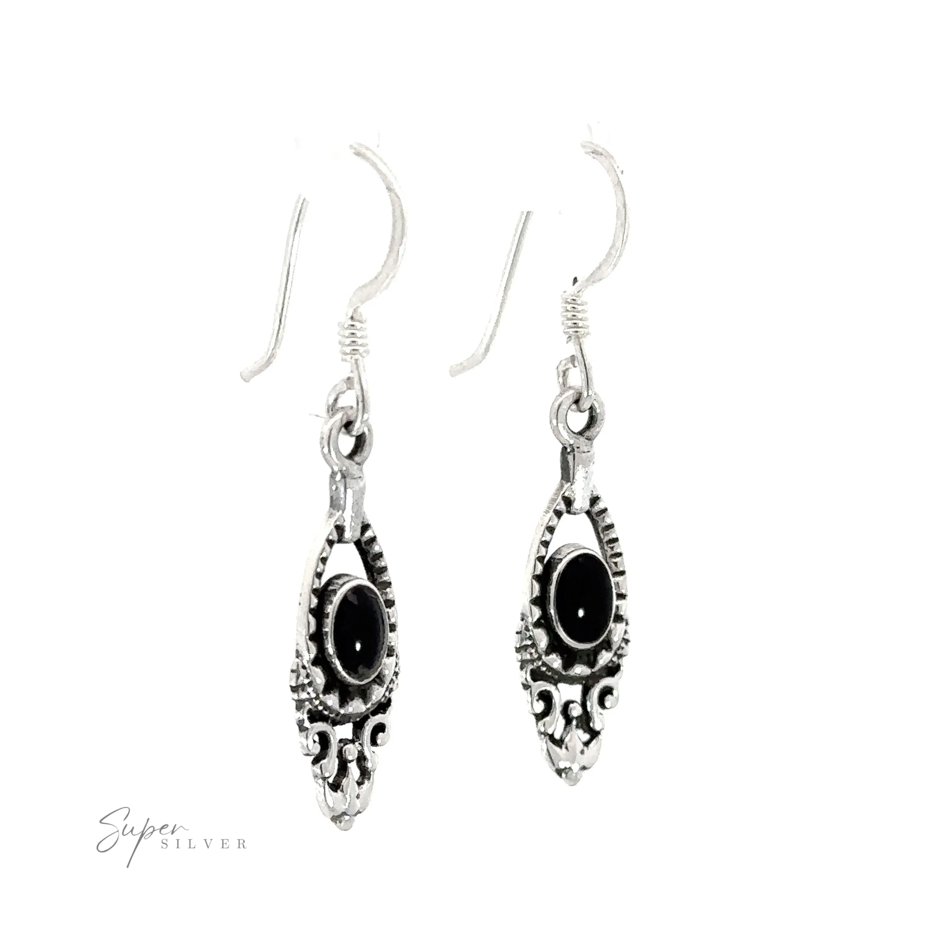 Delicate Victorian Stone Earrings