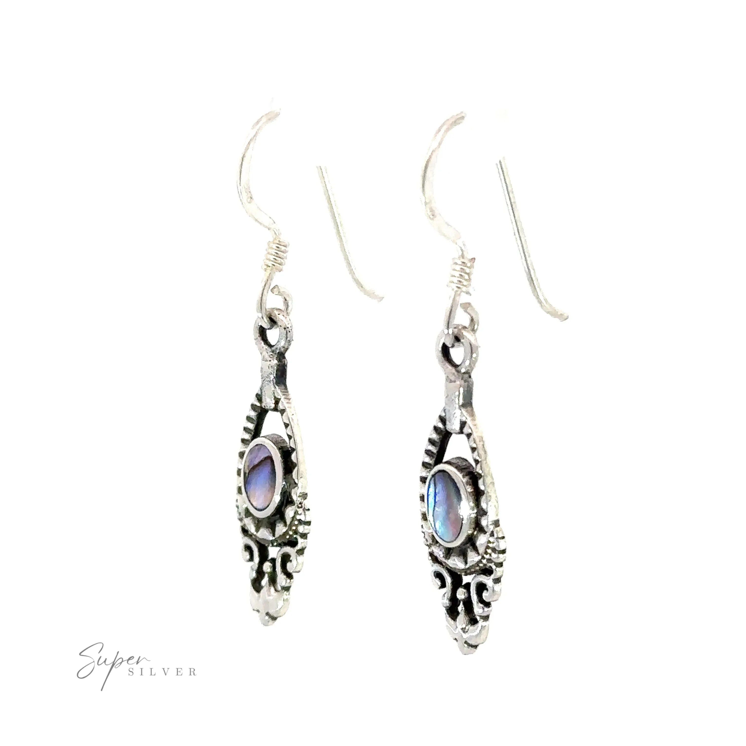 Delicate Victorian Stone Earrings