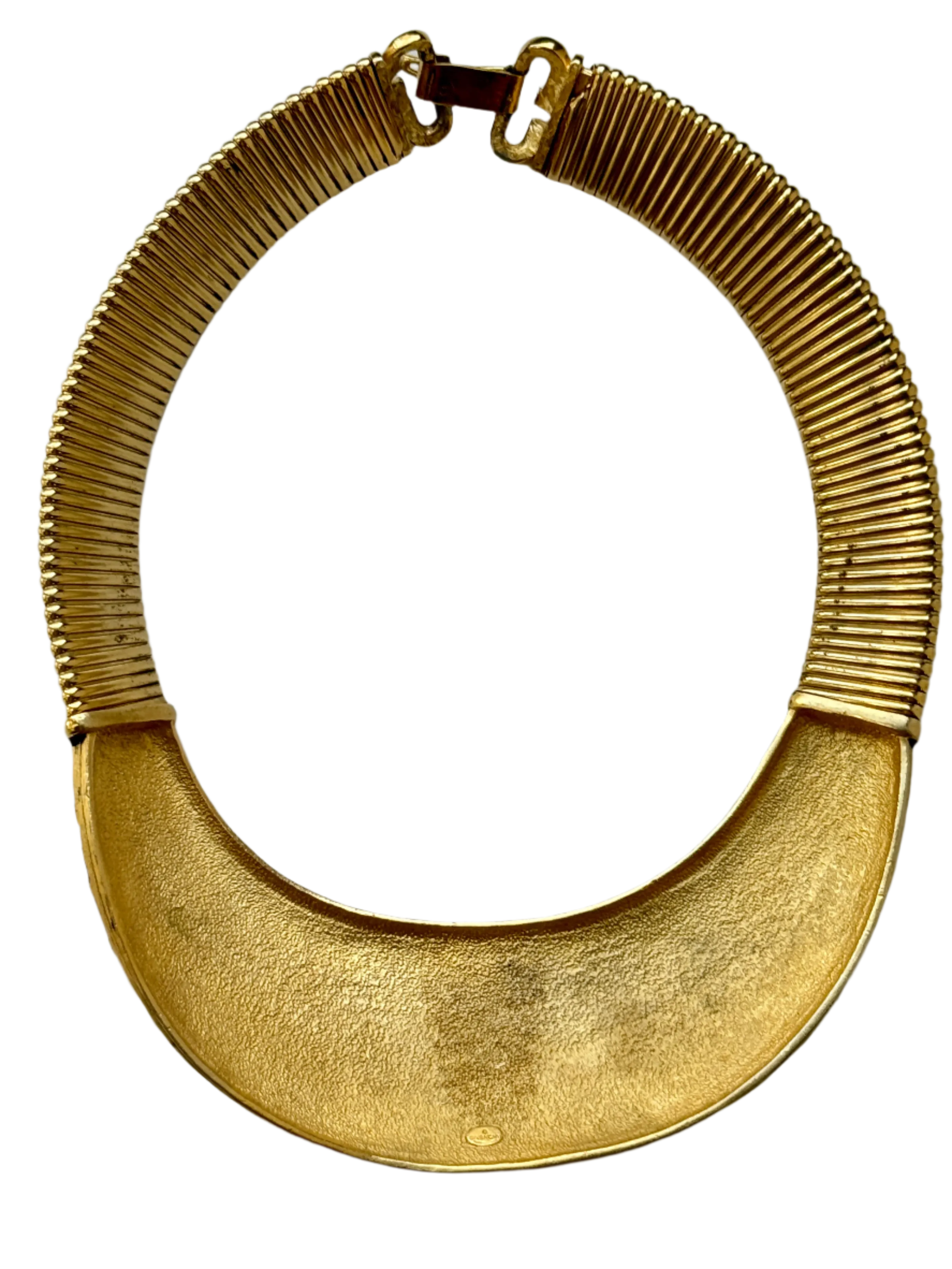 Designer Givenchy Zebra Enamel Collar Necklace