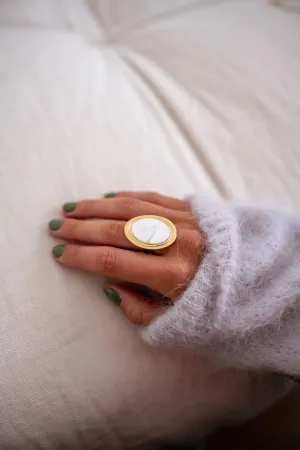 Ecru Gemel Ring