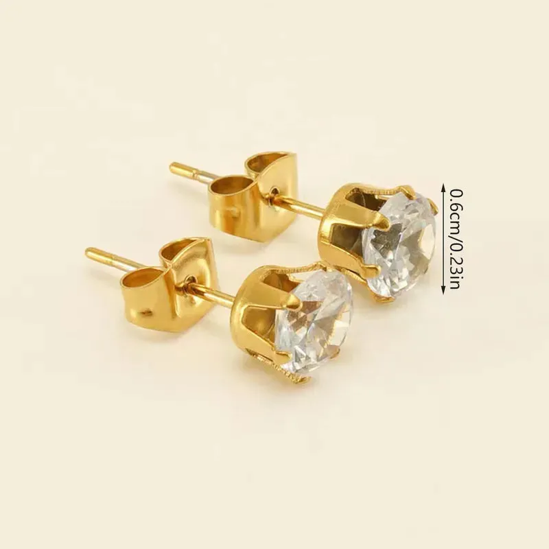 Elegant Gold & Pearl Studs Combo