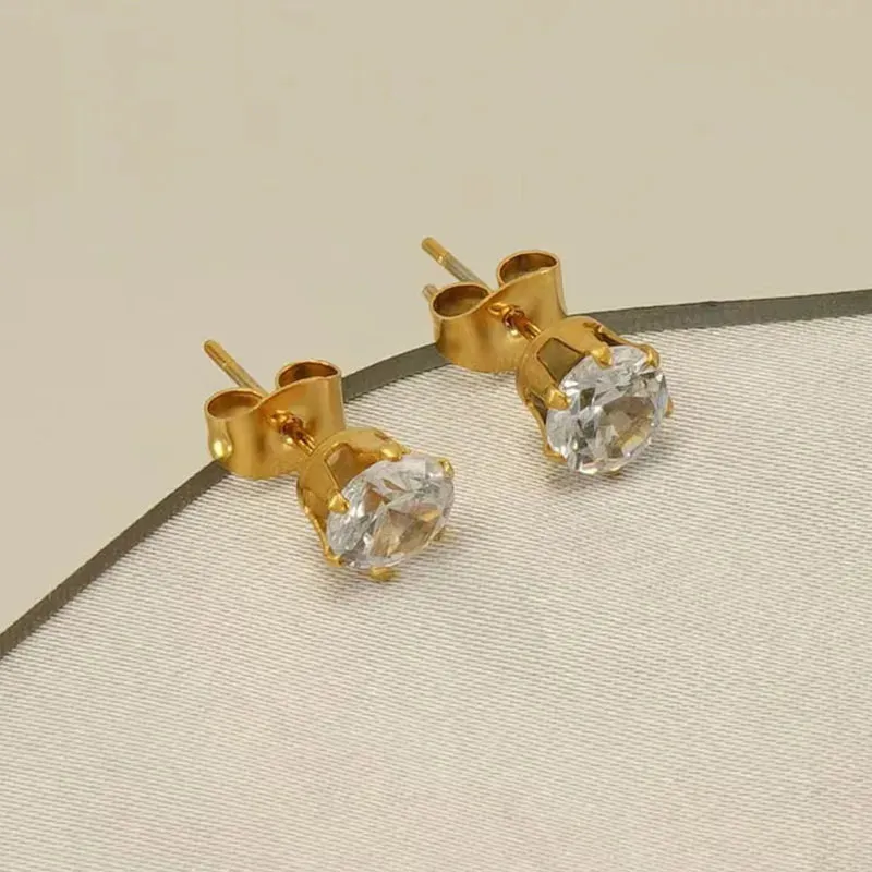 Elegant Gold & Pearl Studs Combo