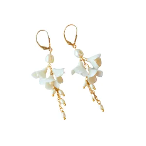 Elsa Flower & Pearl Petite Earring