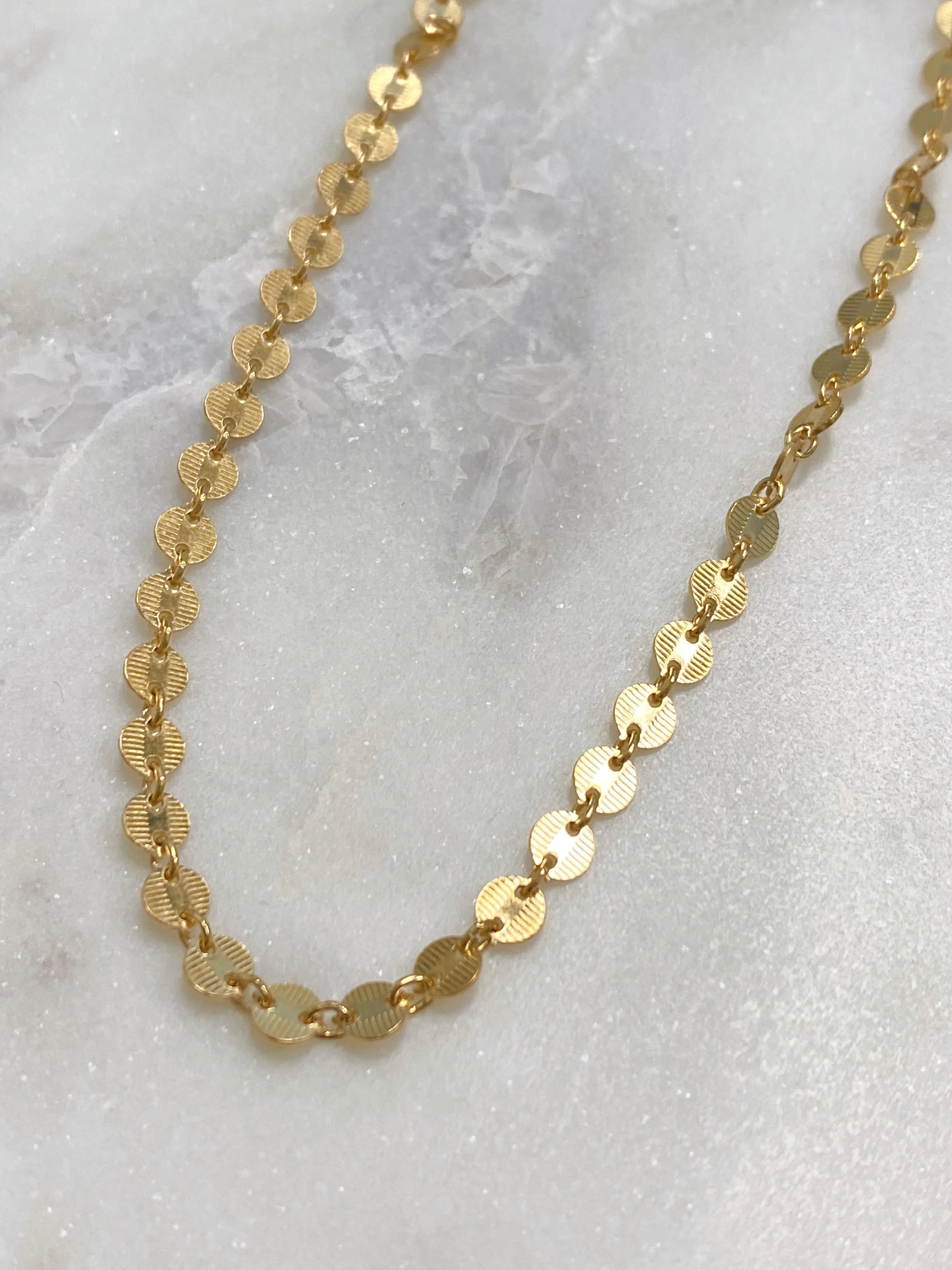 enewton Choker Infinity Chic Chain - Gold  | 15" 17" | No Tarnish Waterproof Jewelry | Great for Layering