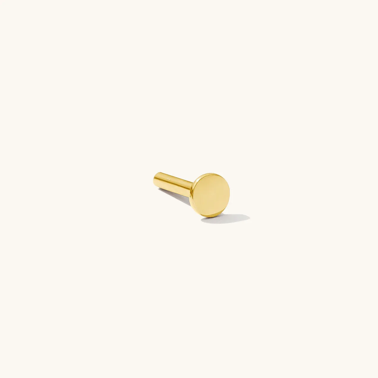 Flat Back Replacement - 14k Solid Gold