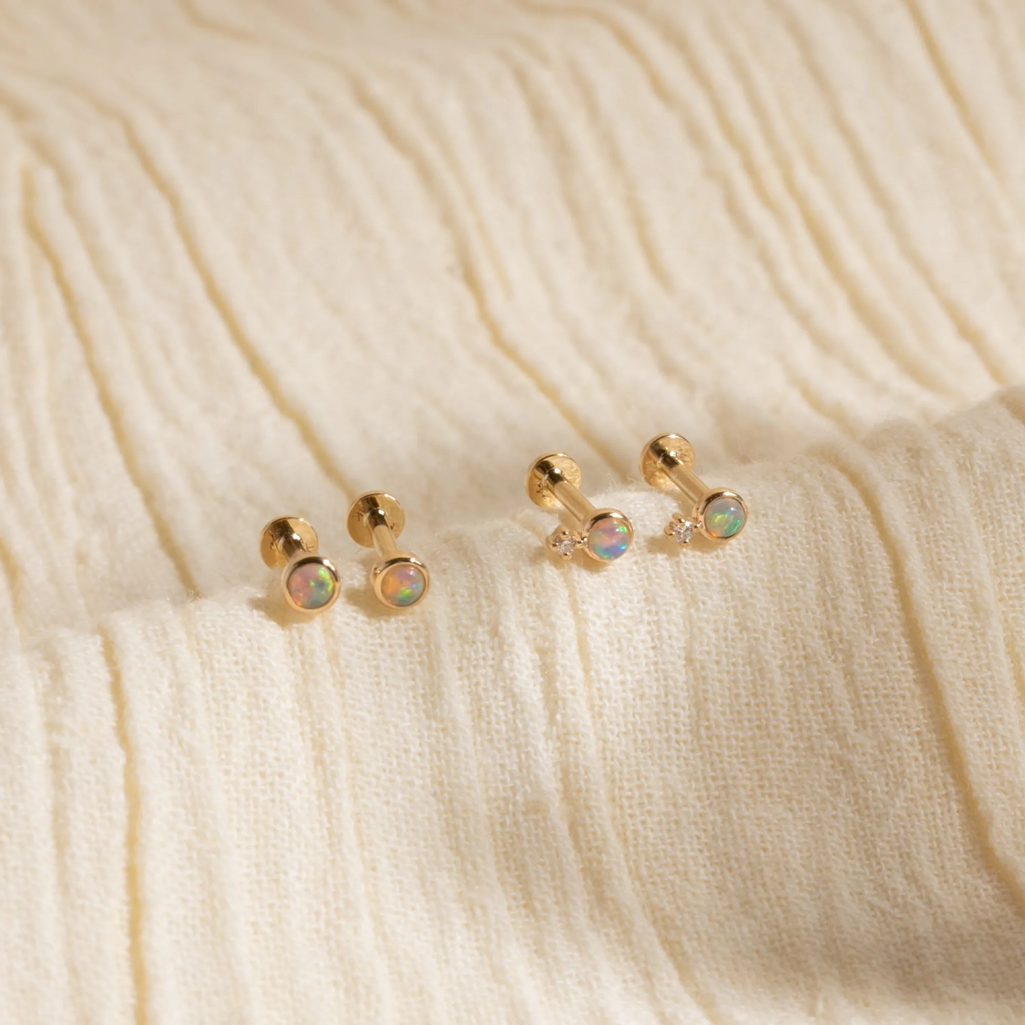 Flat Back Replacement - 14k Solid Gold