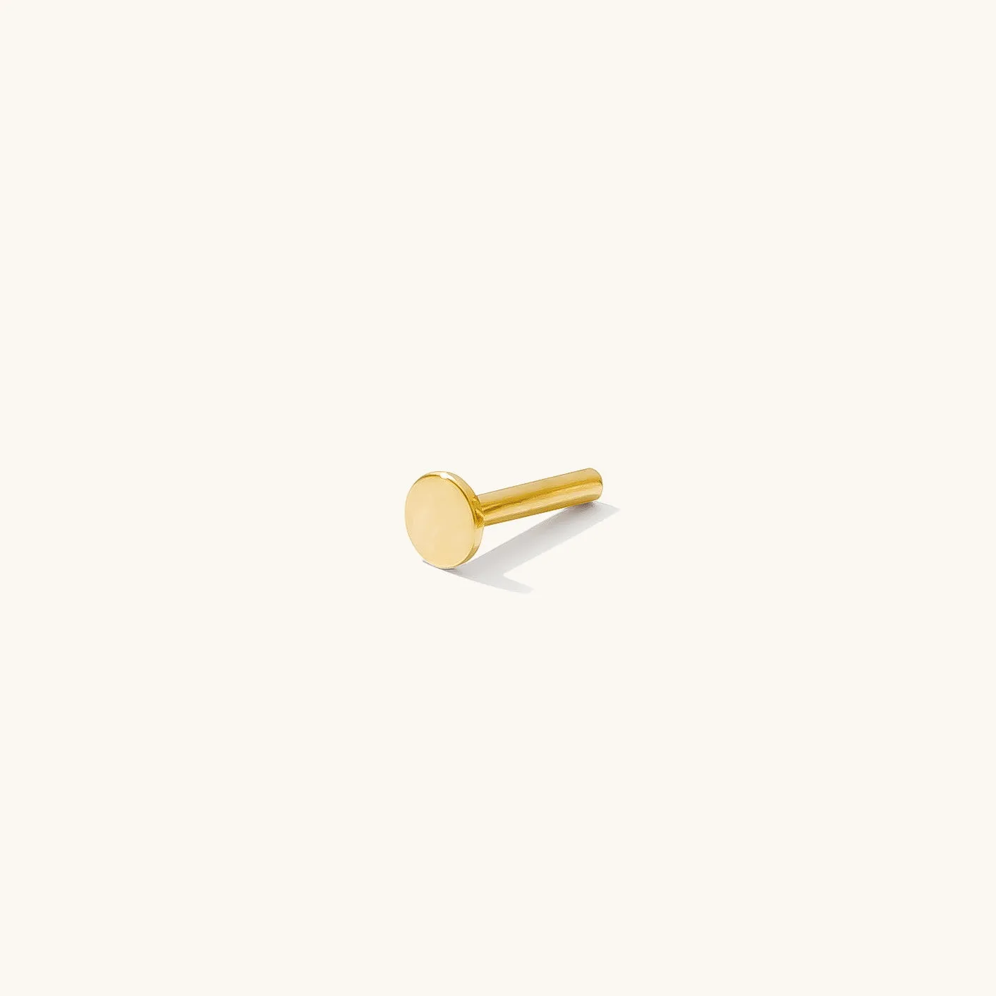 Flat Back Replacement - 14k Solid Gold