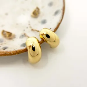 GABY SEMI HOOP EARRINGS