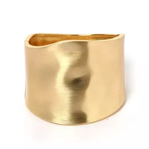Gold Chunky Wrist Cuff Bangles Bracelet