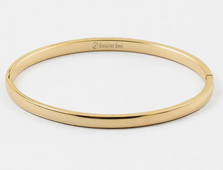 Gold Hinge Bangles