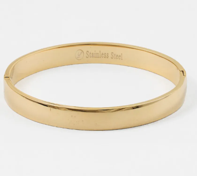 Gold Hinge Bangles