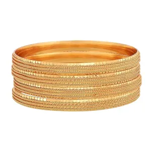 Gold Plated Bangles for Women's & Girl's