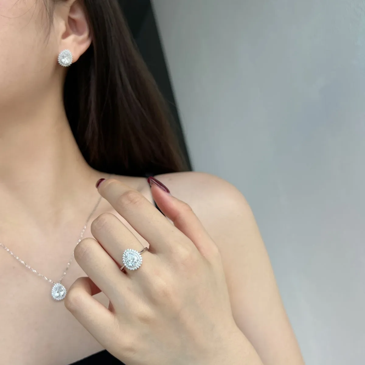 [Goodv]Delicate Gorgeous Pear Cut Daily Earrings