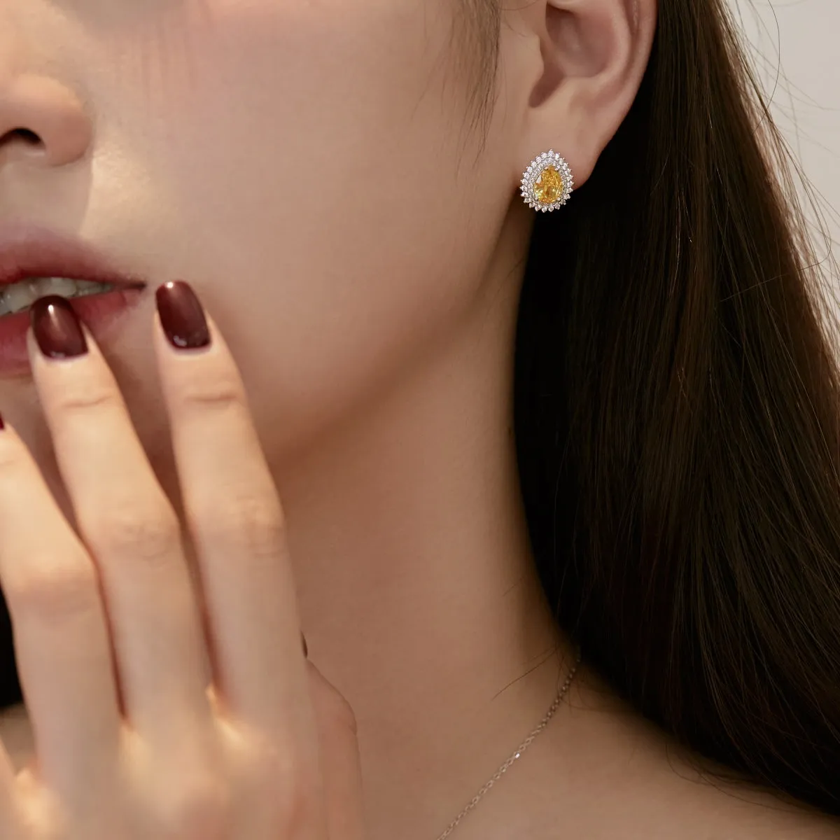 [Goodv]Delicate Gorgeous Pear Cut Daily Earrings