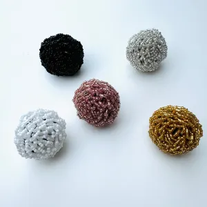 Handmade Beaded Statement Ring (Staple colours)