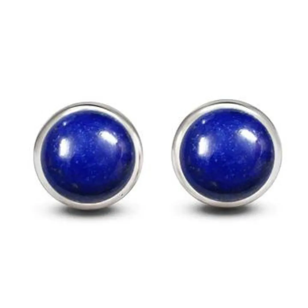 Lapis Stud Earrings