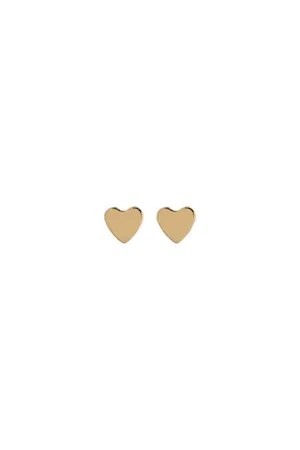 Lisbeth Coeur Studs (Gold or Silver)