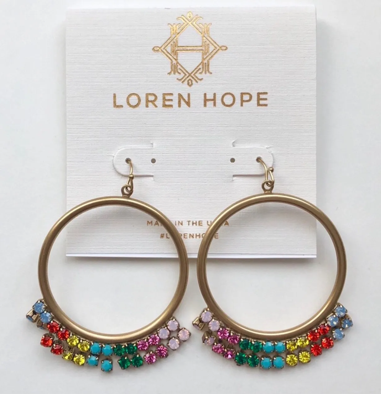Loren Hope Emma Drop Dangle Pendant Earrings