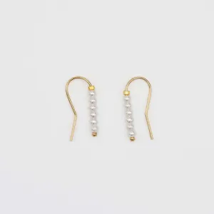 LULI PEARL BEADED DROP EARRINGS