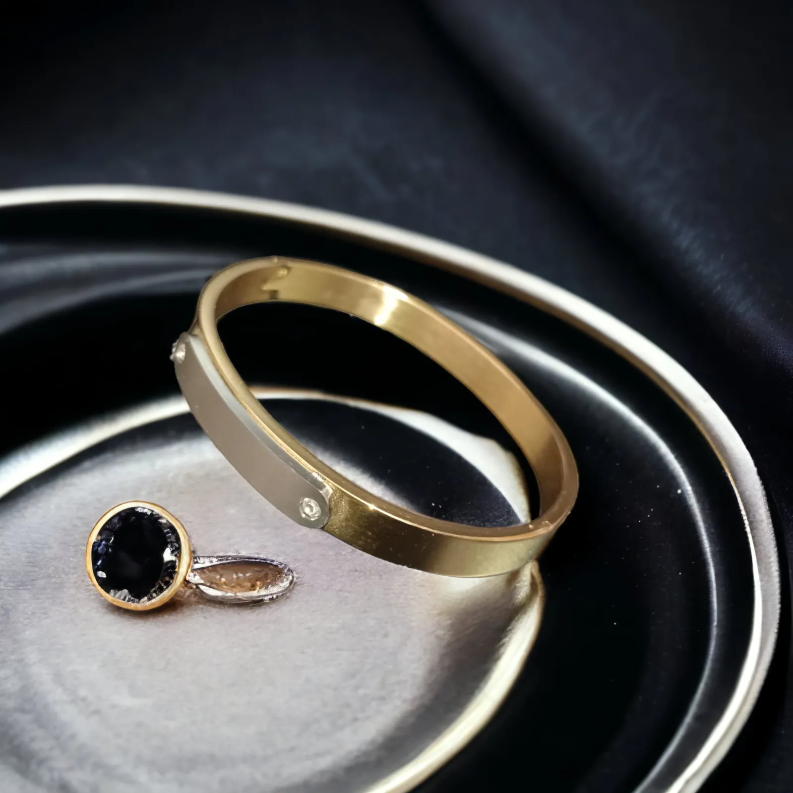 Luxury Cuff Retro Vintage Stainless Steel Bracelet