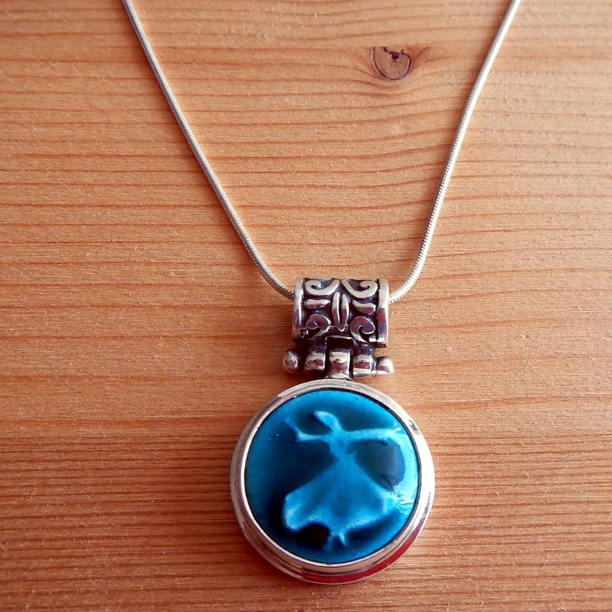 Mevlevi Silver Pendant Necklace